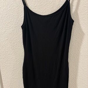 SKIMS Black Slip Dress
